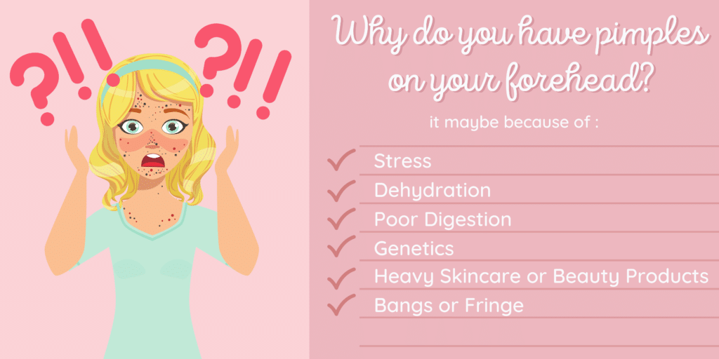 What Do Pimples On The Forehead Mean Glam Skin Review